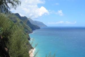 The trail to Kalalau Beach is one of the world's most strenuous. 
